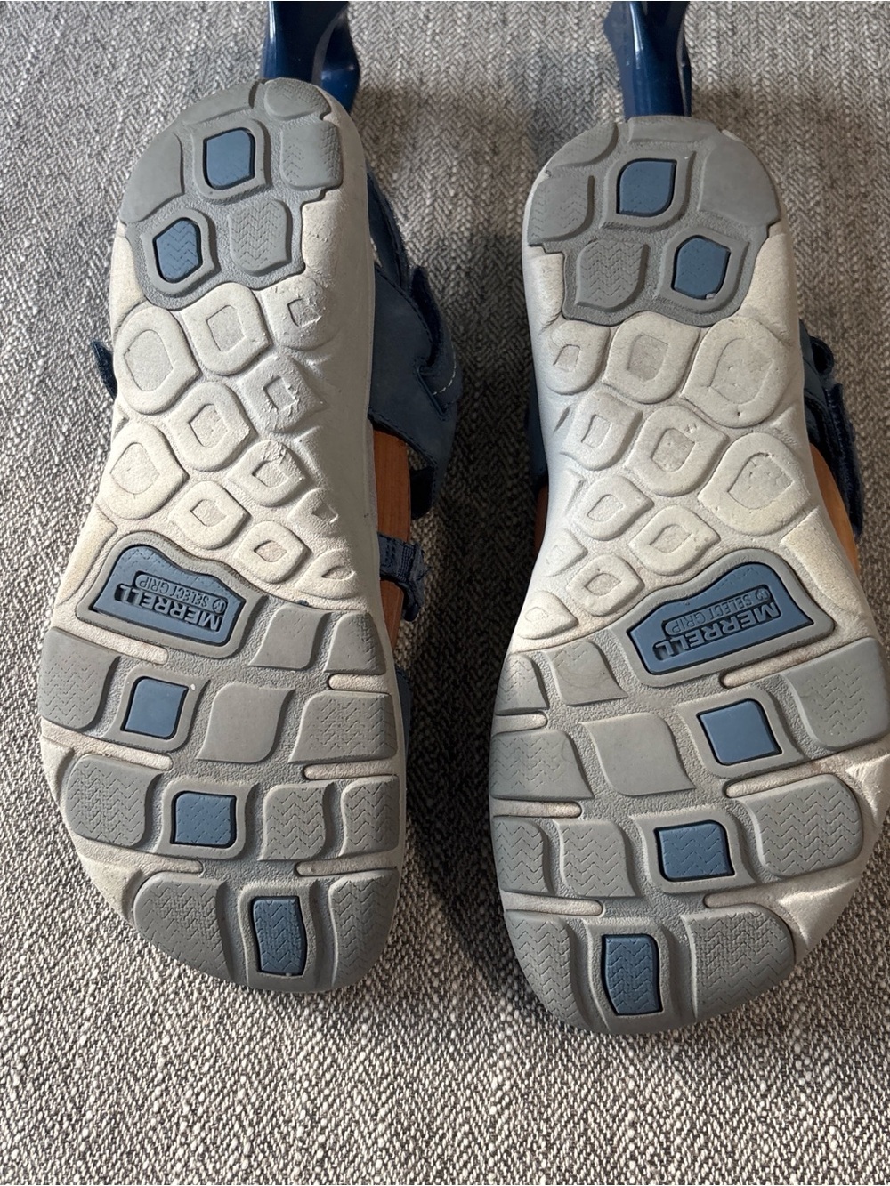 Merrell Navy Blue Strappy Leather Sandals - Picture 6 of 6